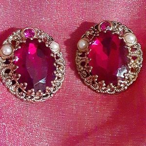 West Germany Vintage Clip Earrings